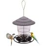 Outdoor garden hanging hummingbird feeder; retractable hummingbird feeder; bird feeder