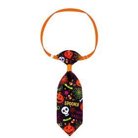 Halloween Dog Accessoires Small Dog Bow Tie Skull Pet Supplies Dog Bows Pet Dog Bowtie/ Neckties Small Dog Hari Bows (style: 8)